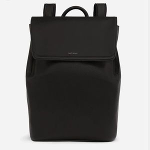 Matt & Nat Vegan Leather FABI backpack (Black)